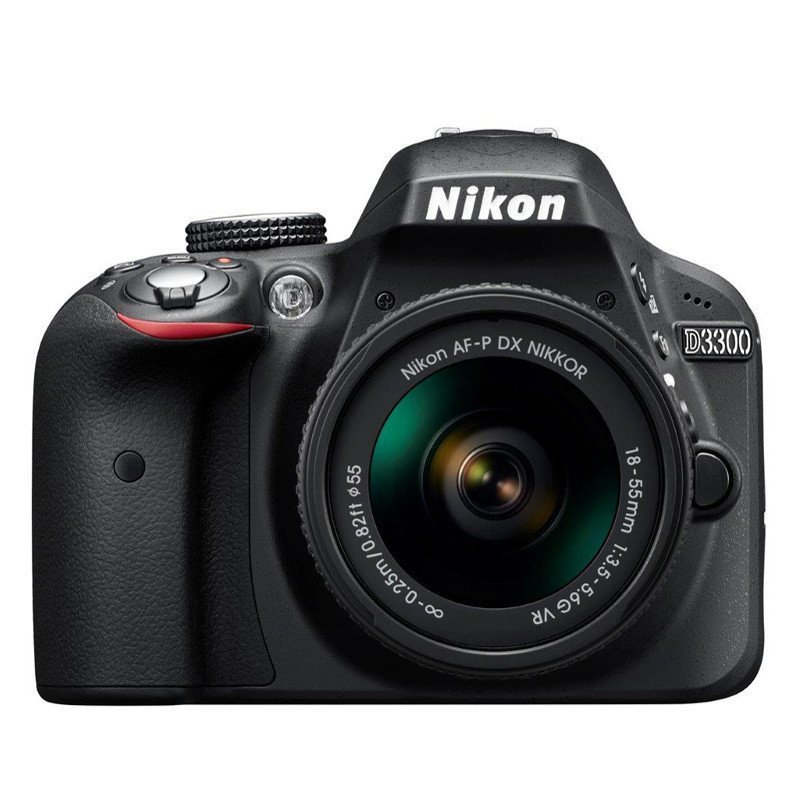 尼康单反相机 D3300 (AF-P VR 18-55 KIT) 黑+包+16G卡