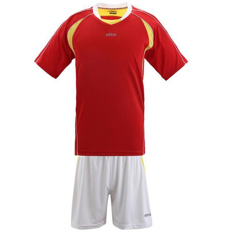 欧伦萨 足球服英途 光板足球服 训练服 足球服套装 XXL 红色