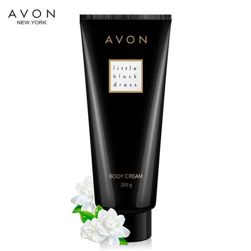 avon/雅芳小黑裙香体乳 沐浴露200ml 组合 香水香氛 送沐浴球一个