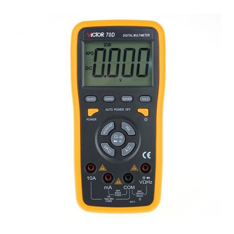 胜利仪器(VICTOR) 数字万用表VC70D智能万用表