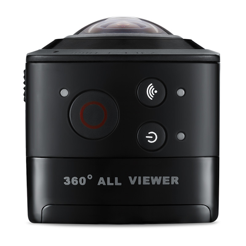 OKAA 全景相机 360度全景数码运动相机 经典黑+配件包 官方标配