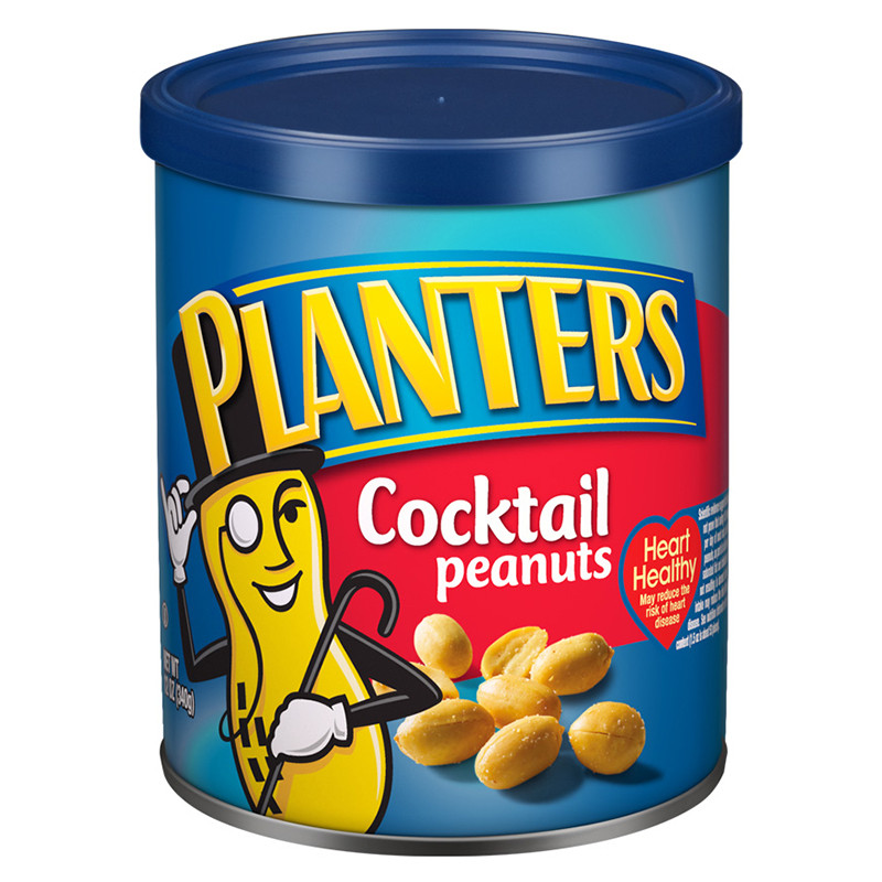 美国进口 绅士牌(Planters)美式盐焗鸡尾花生184g