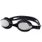 欧伦萨 户外运动泳镜 男女大框电镀近视游泳眼镜 平光泳镜 黑色