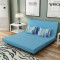 有居 uzjuz 多功能沙发床单人1米双人1.2米1.5米两用布艺小户型可折叠沙发床 黑白条纹1.2米
