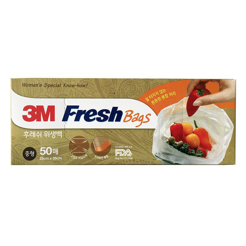 3M 食品保鲜袋大号