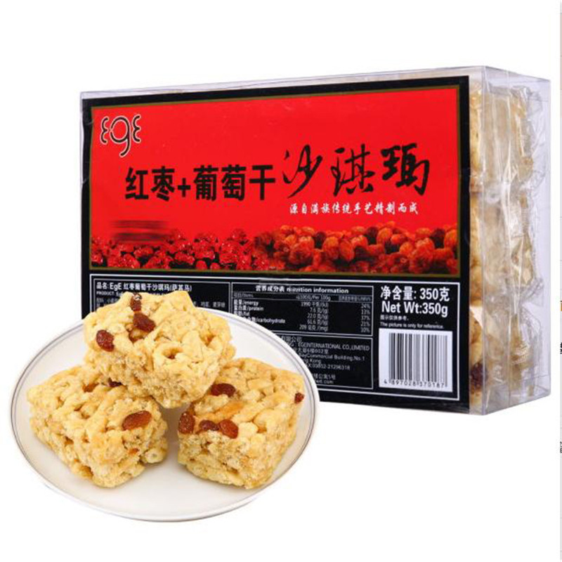 壹格牌红枣葡萄沙琪玛350g