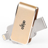 aigo 爱国者 苹果手机U盘 U360 苹果官方MFI认证 USB3.0 lightning接口 64G 金色