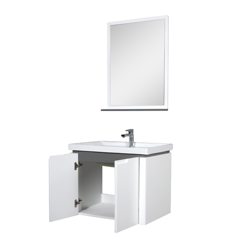 英皇 现代简约浴室柜卫生间洗手台盆柜组合小户型 出口卫浴柜9822 0.7M 白色