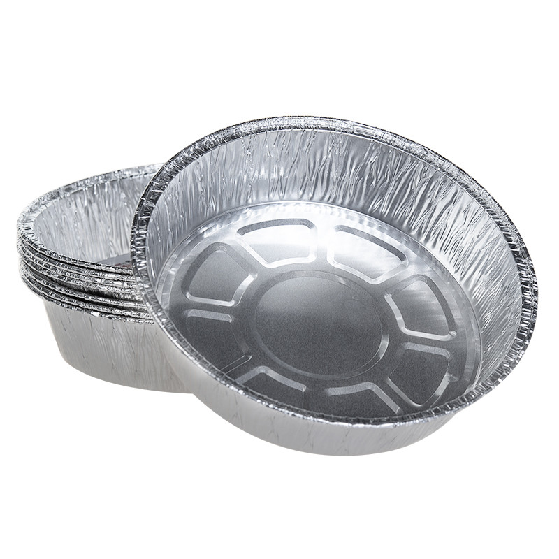 尚烤佳锡纸碗铝箔碗圆形烘焙烧烤锡箔锡纸铝箔盒碗八只装