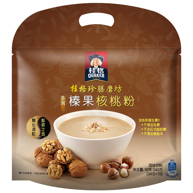 桂格珍膳磨坊果核桃粉340克