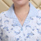 茵珠麗YinZhuli 春秋冬季新款针织棉长袖女士中老年人婆婆睡衣套装 时尚优雅碎花妈妈休闲家居服套装8603 9号款 3XL