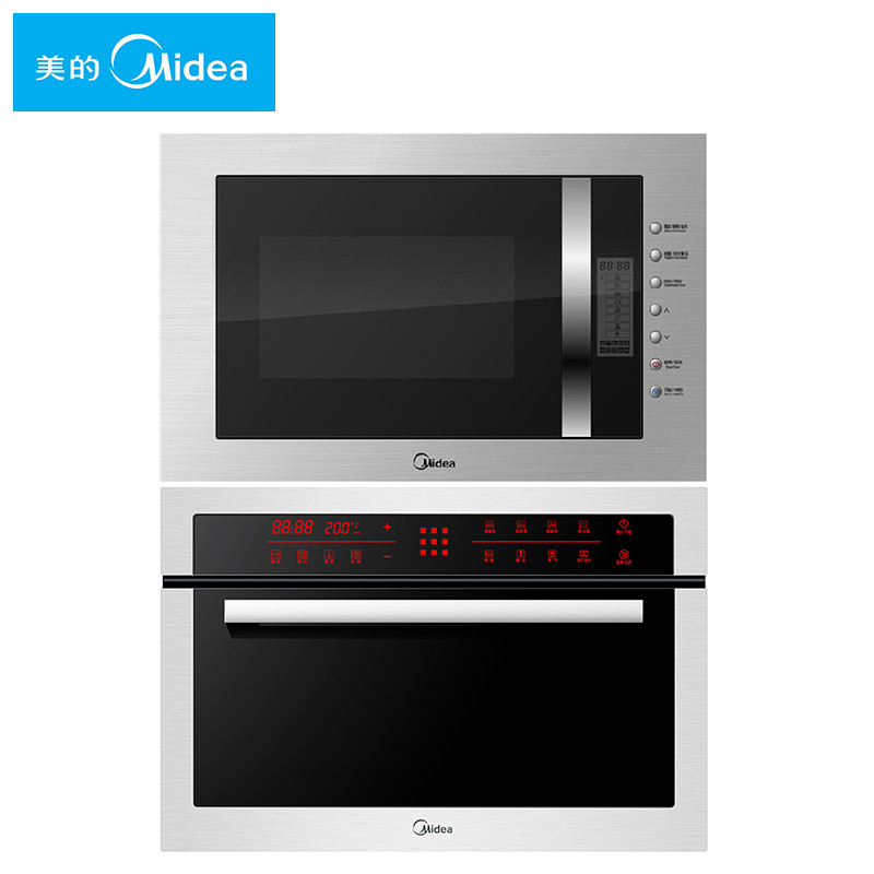 美的（Midea） 嵌入式 银魅系列 微波炉+蒸箱 AG925BMH-NS+TPN26MSS-SSL