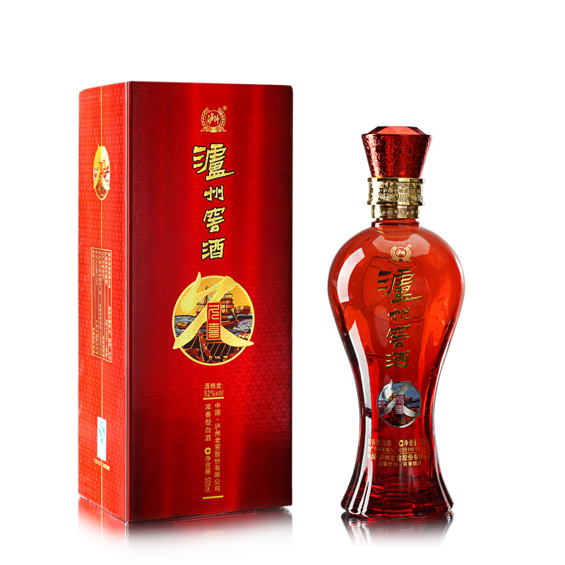 泸州老窖 泸州窖酒 久喜酒 52度 浓香型白酒 500ml 整箱装
