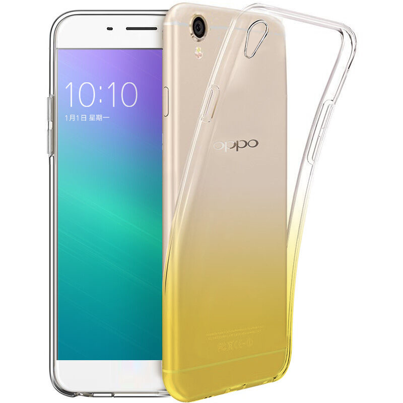 ESCASE OPPO R9 plus手机壳 /保护壳 /手机套 全包软壳 透明软壳 TPU渐变手机壳 男女款