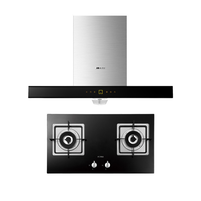 方太劲魔方EN53T+HC21BE烟灶套餐欧式抽油烟机燃气灶套装
