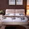 布床 B11 (1.5*1.9米)床+天然椰棕床垫+2个床头柜