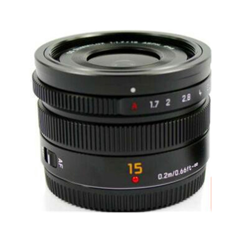 松下(Panasonic)H-X015GK-K 15/F1.7微单镜头 黑色