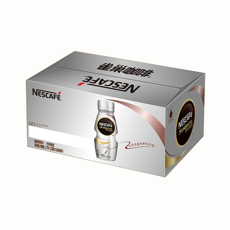 雀巢(Nescafe)雪咖慕思 卡布奇诺咖啡饮料180ml*15