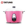 台湾大同(TATUNG) TAC-6GS 电锅 2.4L 电饭锅不锈钢3-4人 底盘加热 智能家用迷你锅多功能 桃红色