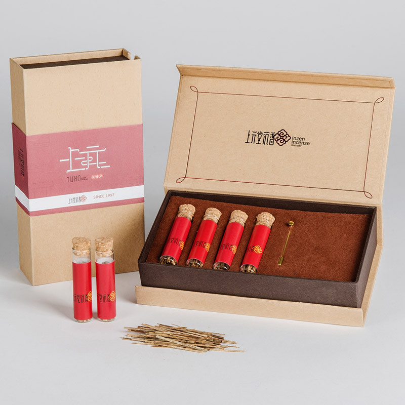 上元堂天然越南芽庄沉香片烟片烟插烟条烟针烟片沉香木礼盒