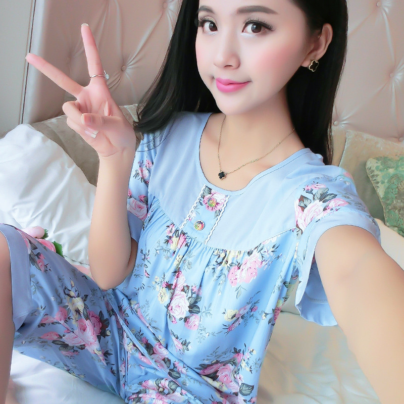 RM07彩色爱心 XL（115斤-130斤） YDM-RM04蓝色大花