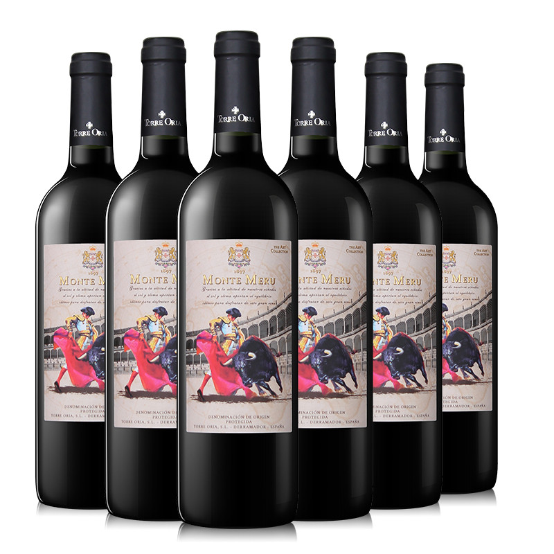 蒙特斗牛士干红葡萄酒 750ml*6