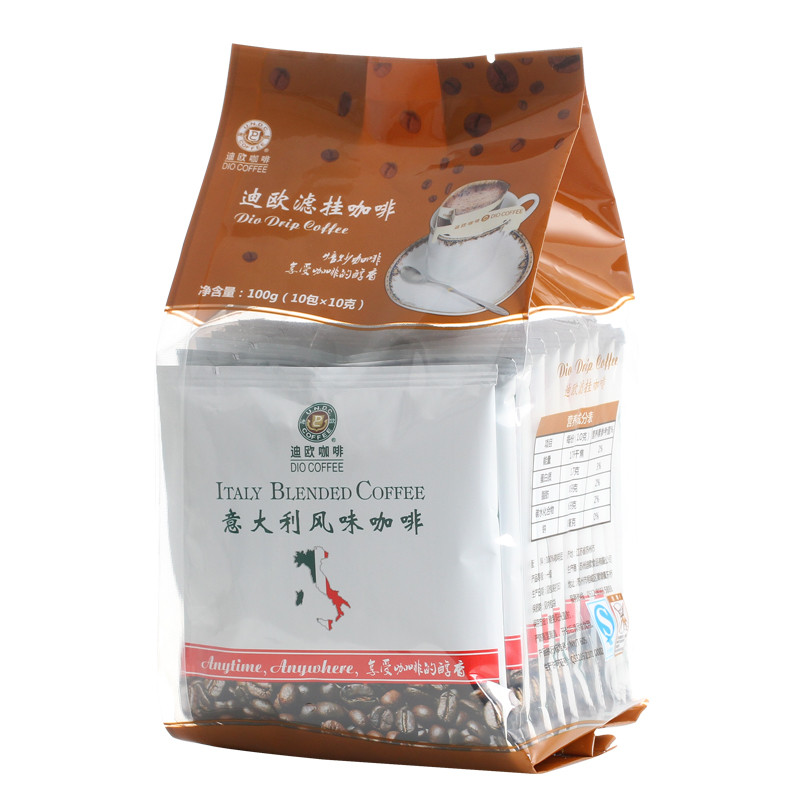 迪欧滤挂咖啡意大利风味10g×10包∕袋
