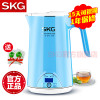 艾诗凯奇(SKG) 电水壶 8068蓝色 1.7L升级款三段选温防烫烧水壶304不锈钢内胆电热水壶