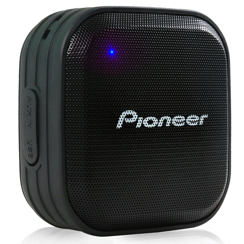 先锋（Pioneer）立体声防水便携蓝牙音箱 BA501 （黑色）