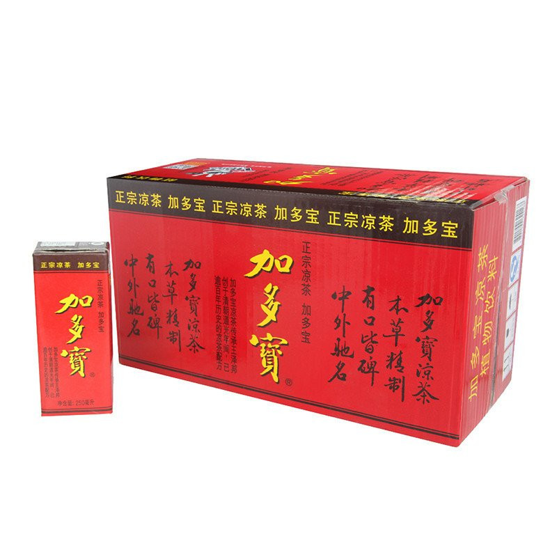 【苏宁超市】加多宝凉茶250ml*24盒 箱装 茶饮料