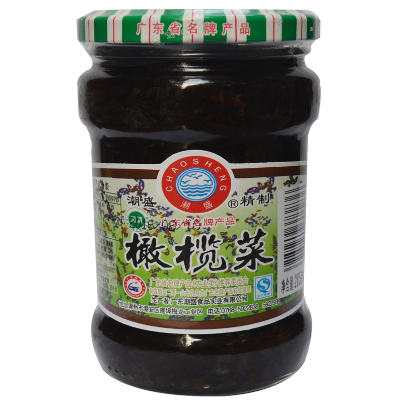 潮盛精制橄榄菜285g