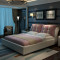 恒享家 床 SMC918 1.5M【加强版】实木框架单床+床头柜*2+3D乳胶床垫