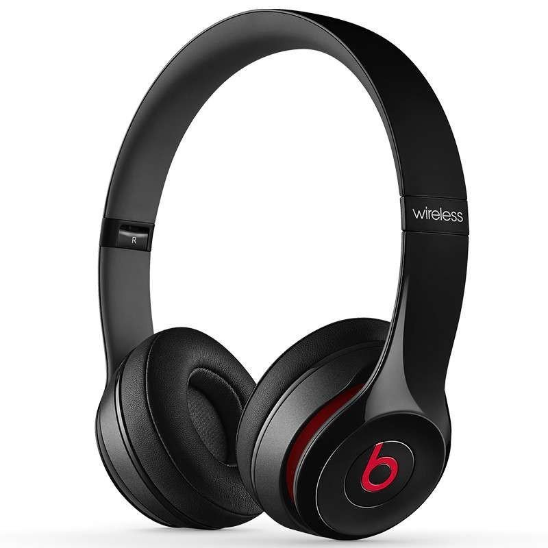 Beats Solo2 Wireless无线蓝牙耳麦耳机 头戴式运动耳麦 蓝牙耳机 黑色