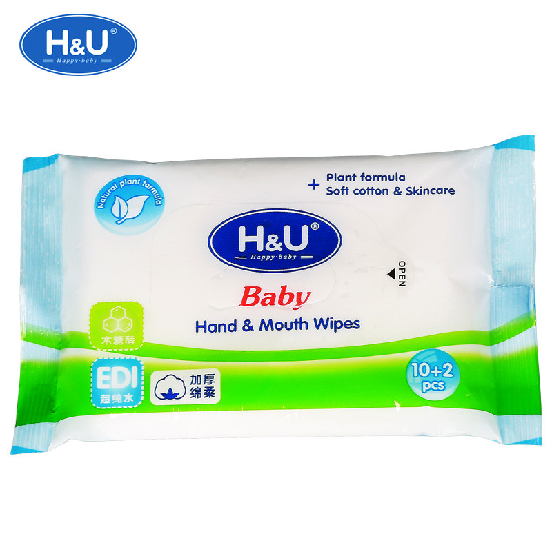 H&U婴儿手口湿巾10+2
