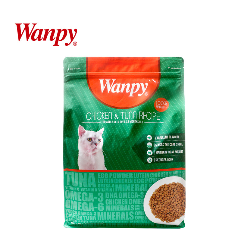 顽皮Wanpy泰国进口猫主粮 成猫鸡肉金枪鱼味主粮6.8kg