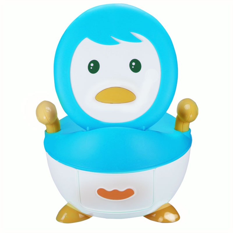 世纪宝贝（babyhood）企鹅坐便器 BH-113 湖蓝色