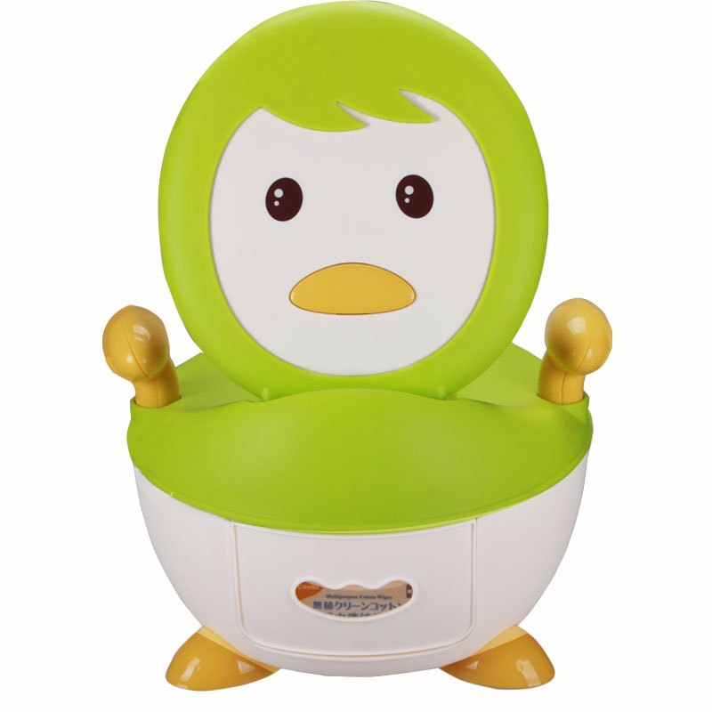 世纪宝贝（babyhood）企鹅坐便器 BH-113 绿色