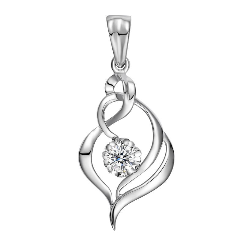 金匠世家感恩18k金钻石吊坠礼物d345 无k链