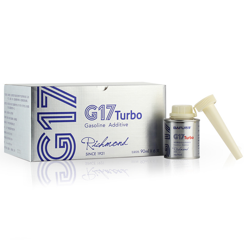 巴孚 BAFU G17 Turbo 汽油清净剂 燃油宝 除积碳 汽油添加剂 6支*90ml 汽车用品