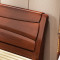 木帆 实木床 1.5米 1.8米 现代中式双人床 1.5米标准床【海棠色】