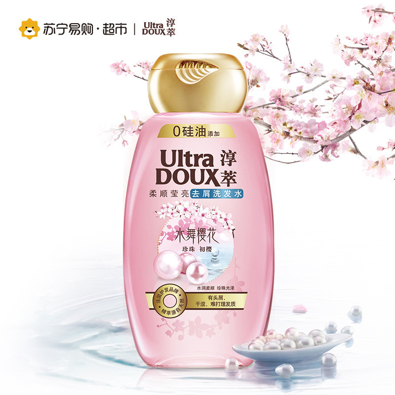 淳萃水舞樱花柔顺莹亮去屑洗发水200mL