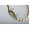 瑞士天梭女士手表 弗拉明戈系列钢带石英女表T003.209.33.037.00 金色