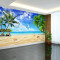 卡茵 3D立体海景沙滩大型壁画 客厅电视背景墙壁纸 卧室整张无缝墙纸 本宝贝一件表示一平方米，多退少补