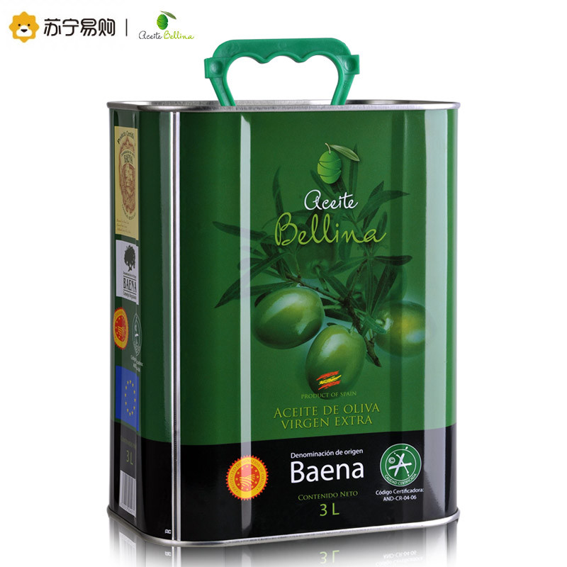 蓓琳娜PDO特级初榨橄榄油3L