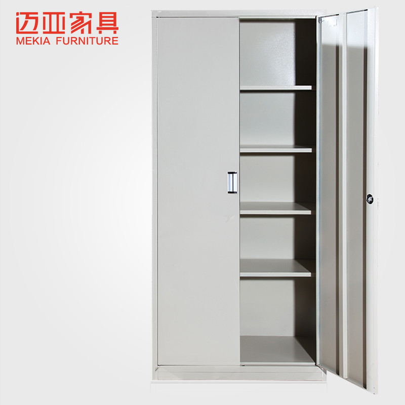 迈亚家具 两门文件柜铁皮柜办公柜带锁财务会计凭证柜档案柜通铁门文件柜 标准型