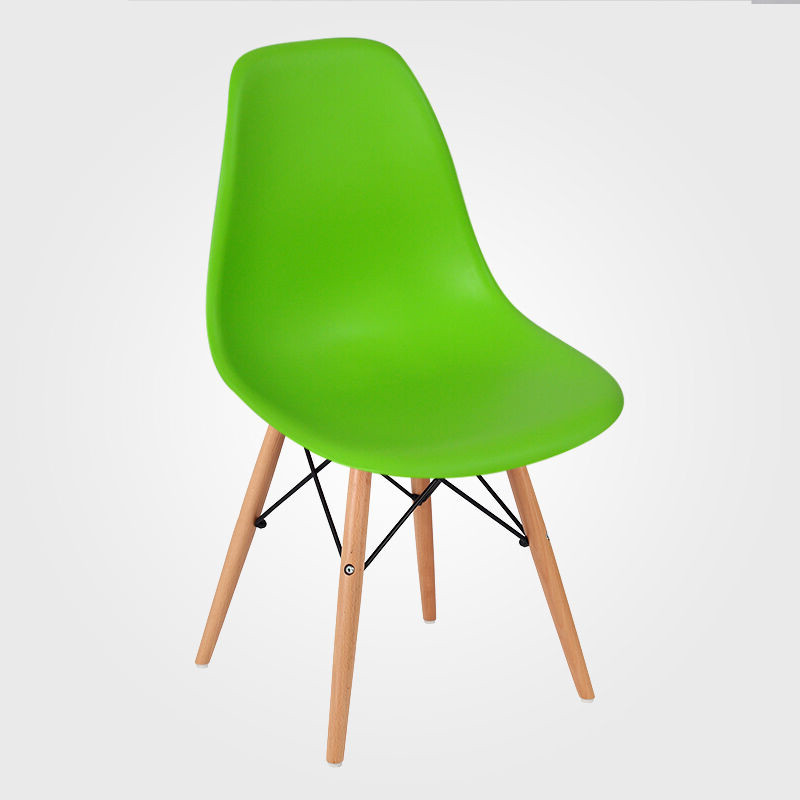 迈亚家具 电脑椅子 休闲餐椅 会议椅洽谈椅 伊姆斯椅 ABS升级款-绿色