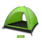 悠景户外1秒速开自动帐篷 3-4人自动帐篷多人防雨野营单层帐篷 多色可选 自动双层-绿色