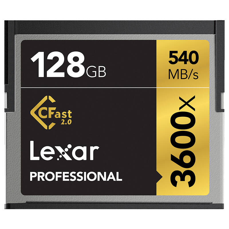 雷克沙（Lexar）CFast2.0存储卡 128GB（LC128CRBAP3600）