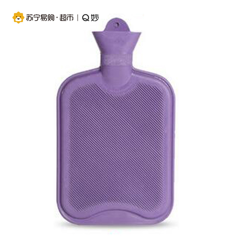 Q妙橡胶注水热水袋充水暖手宝1L