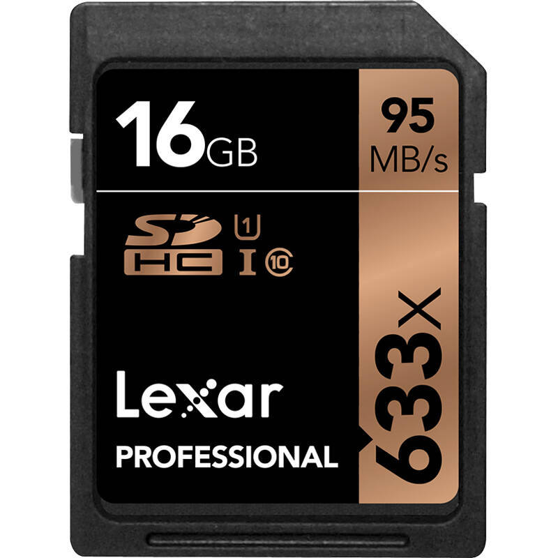 雷克沙（Lexar）SD卡 16GB 633X 95MB/s相机存储卡(LSD16GCB1AP633)